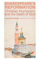Shakespeare`s Reformation - Christian Humanism and the Death of God -- Bok 9781587318177